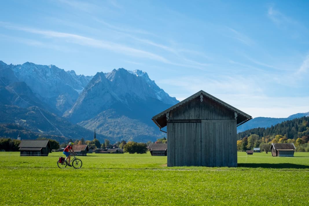 Blick auf Zugspitze/ Alpspitze Nähe Farchant