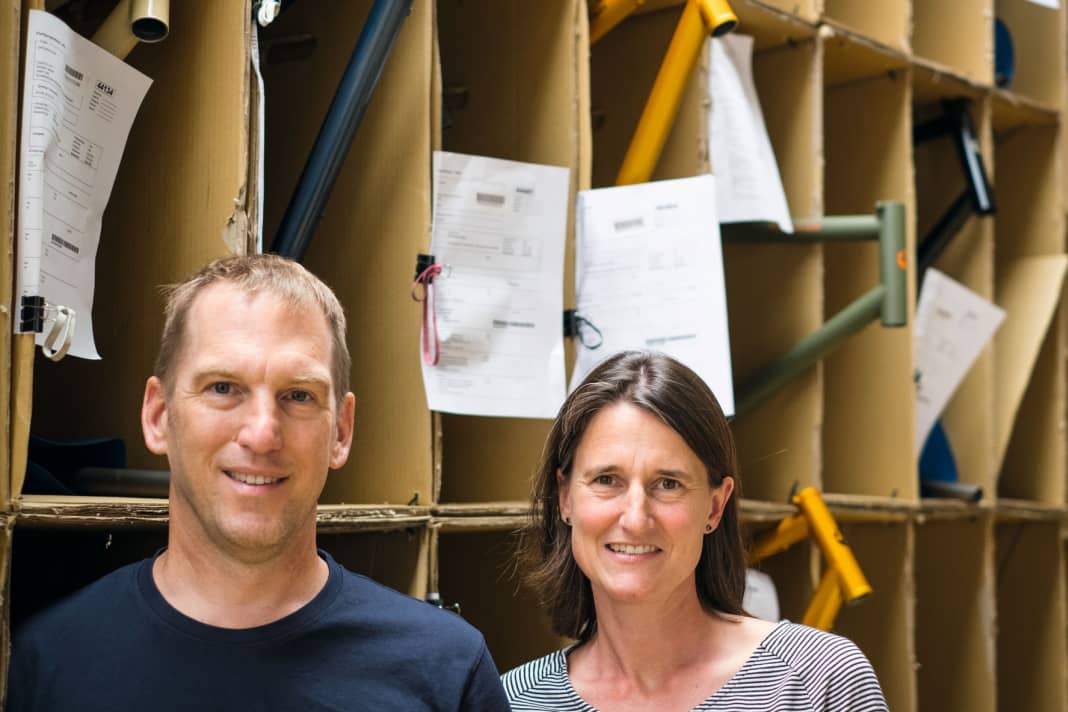 Out of the saddle and into the executive chair: After a cycling expedition in Nepal, Stephanie and Oliver Römer founded their bike brand Tout Terrain in 2005. It goes without saying that the focus was on luggage transport.