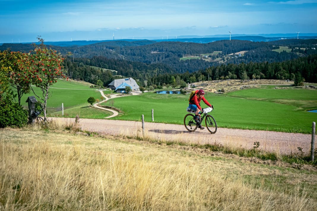 Tough climbs and rapid descents await cyclists on the gravel bike tour through the Black Forest