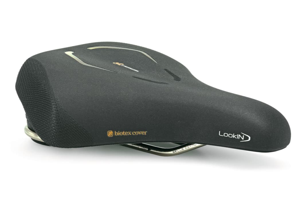 Lookin - The classic from Selle Royal, the "Look in", allows sensitive parts to sink into gel cushions, but supports the pelvis with less padded zones.