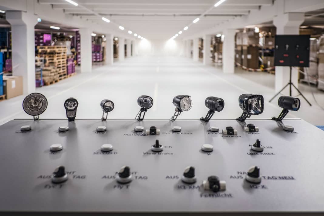 Busch und Müller builds 25 types of headlights with up to 100 variants in Meinerzhagen.