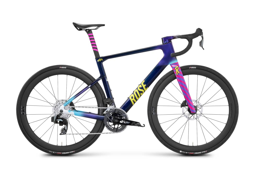 The Rose Shave is also available as an endurance version in the Rockets pro design: With SRAM Rival, the bike should weigh 8.45 kilograms, price: 4500 euros