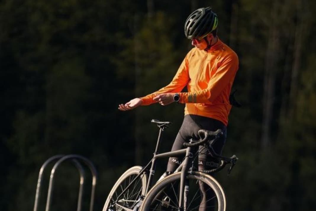 Test de vestes d'hiver pour vélo de course