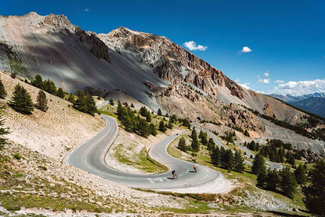 Epic: In the heartland of the Tour de France - a roaring descent from the Col d'Izoard.