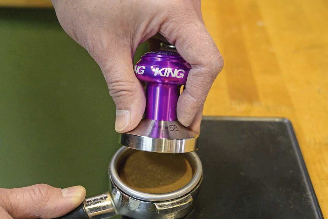 Tamper à espresso de Chris King