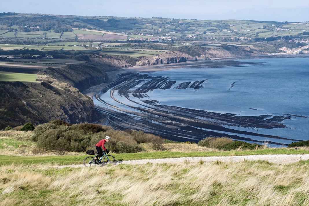 Blick von Ravenscar auf die Robin Hood Bay