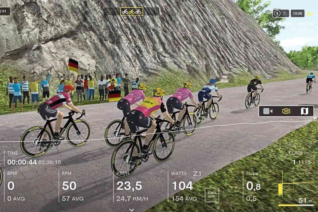 Thanks to the sheer variety of routes and guided courses, Bkool has made a name for itself among frequent exercisers.