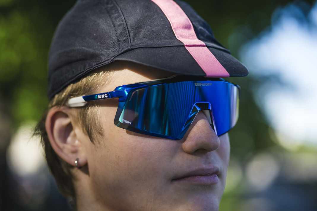 Lunettes de vélo de course 100% Aerocraft RBH au design Team