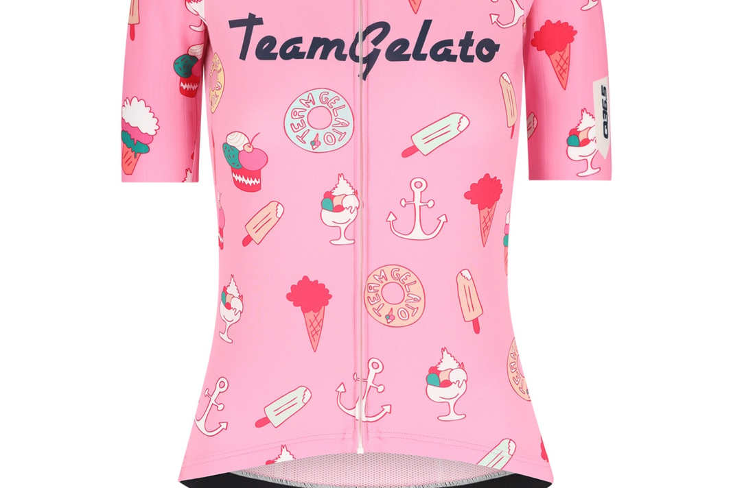 Maillot de cyclisme pour femme Q36.5 Gregarius Team Gelato Signature Coll., rose