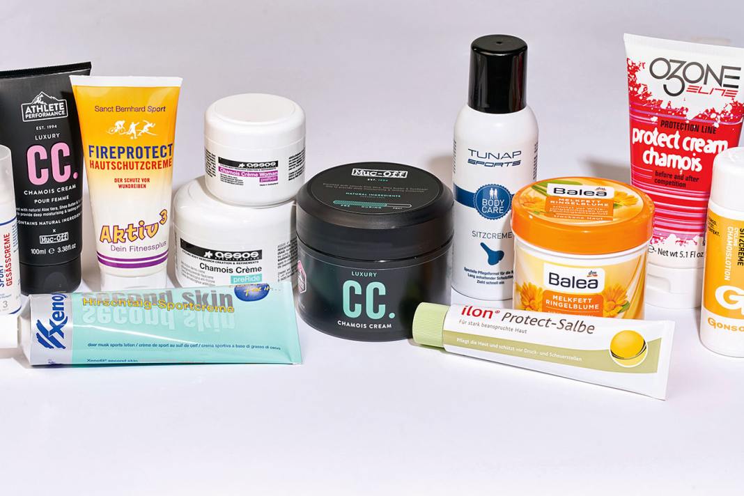 12 Sitzcremes für Radfahrer im Vergleich