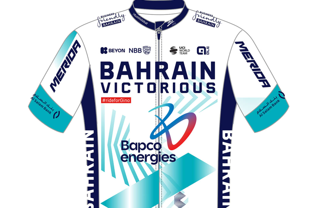 Das ist das Trikot von Bahrain-Victorious für 2024