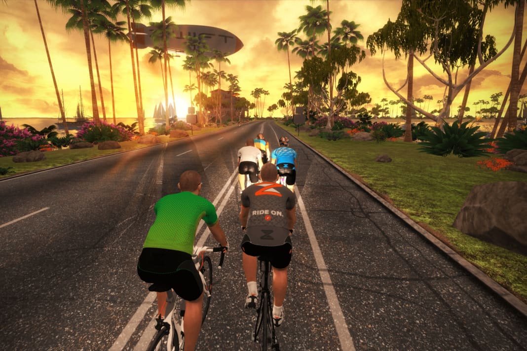 Les maillots de sprinter et de grimpeur, entre autres, récompensent la course virtuelle.