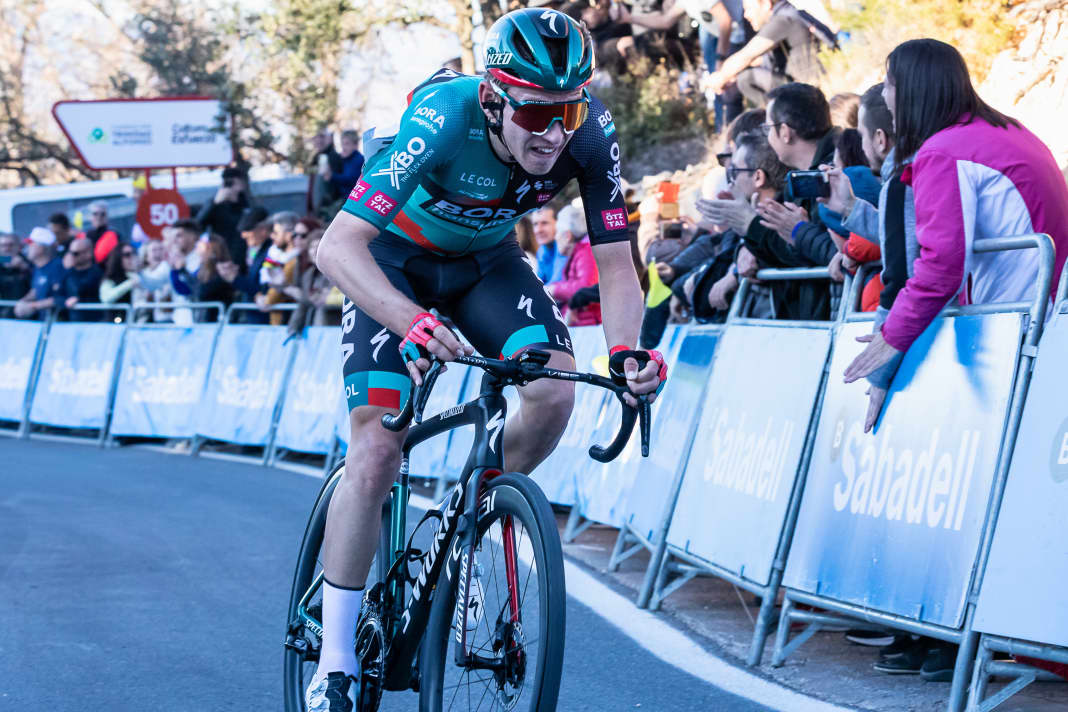 La saison de Lennard Kämna en images : Ici, au printemps, lors du Tour de Valence
