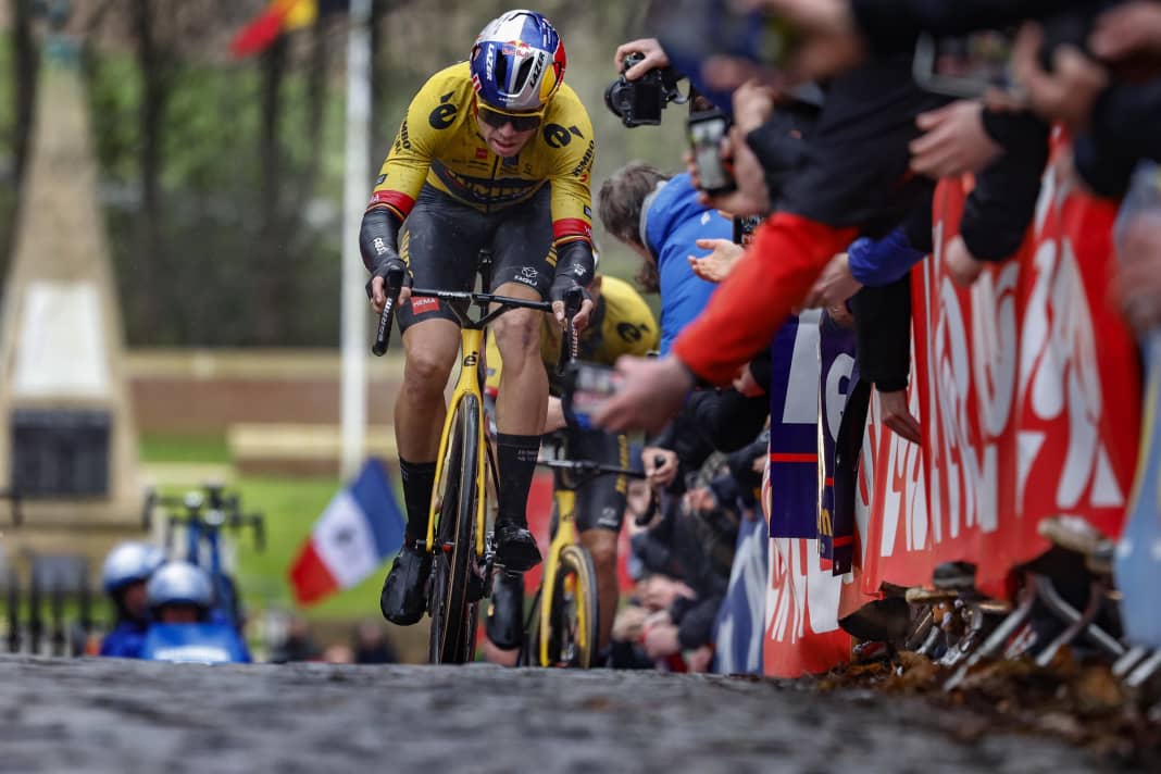 The Kemmelberg is the trademark of Gent-Wevelgem and is ridden several times and from different directions.