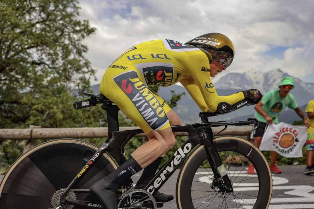 Jonas Vingegaard hat schon bei seinem Toursieg 2023 auf die eigene Stärke im Einzelzeitfahren bauen können