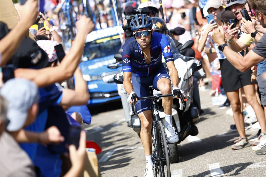 Thibaut Pinot hat seine Karriere beendet. Das Rad, mit dem er bei seiner letzten Tour de France fuhr, wird nun versteigert.