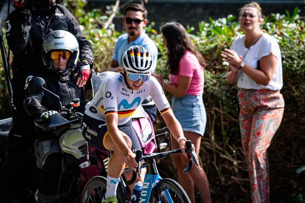 Liane Lippert a participé à sa dernière course en octobre. Elle a ensuite dû s'arrêter en raison d'une fracture de fatigue.
