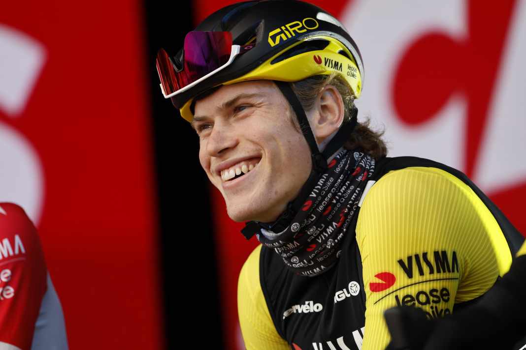 Per Strand Hagenes a le sourire. Le Norvégien de 21 ans s'est parfaitement intégré dans le peloton professionnel.