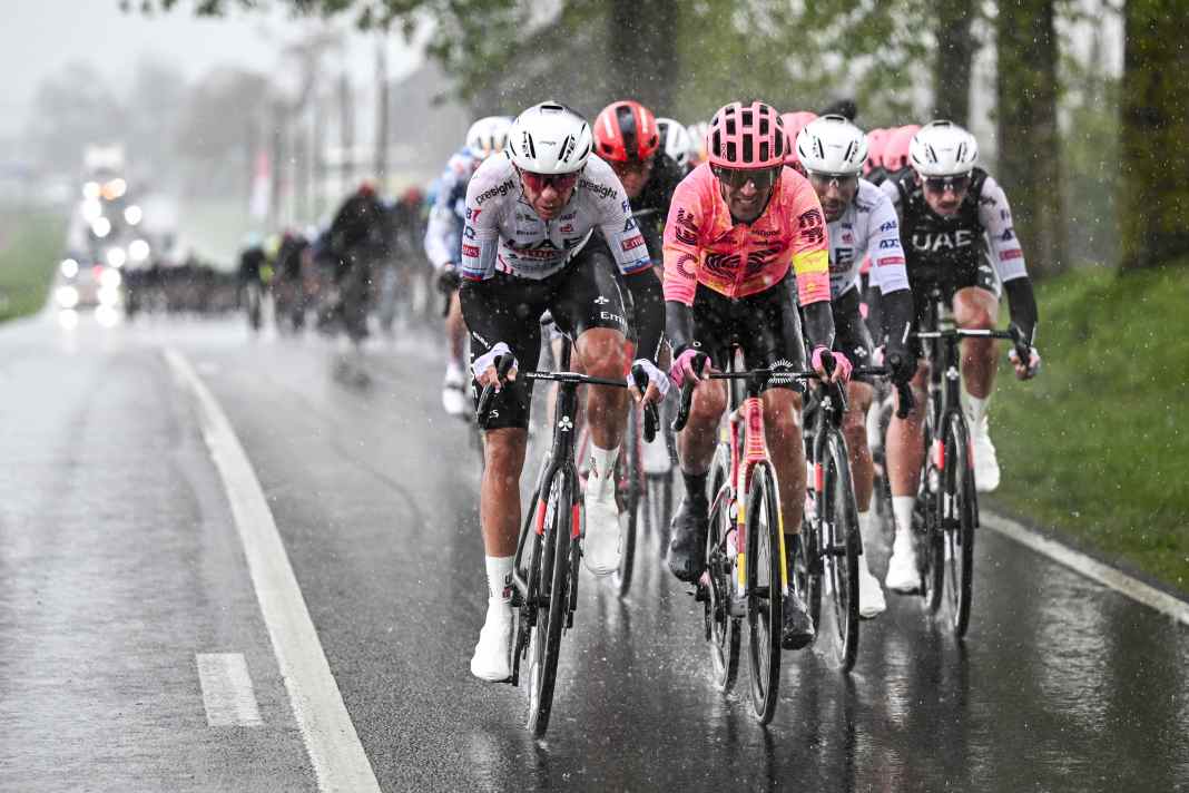 The Fleche Wallonne was ridden in 2024 in sometimes miserable weather
