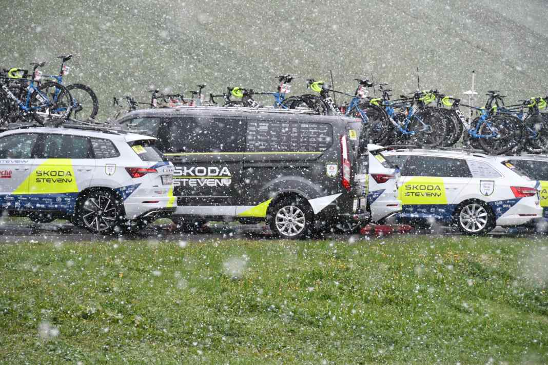 Wetter-Chaos beim Giro d'Italia 2024
