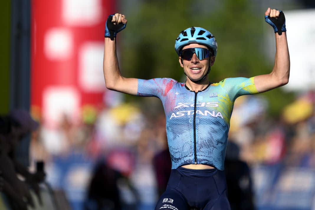 Lorenzo Fortunato remporte la 2e étape du Tour de Romandie.