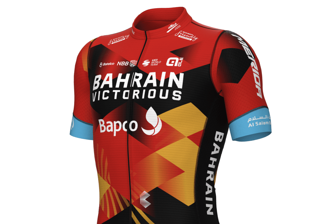 Das Trikot von Bahrain-Victorious für die Saison 2023