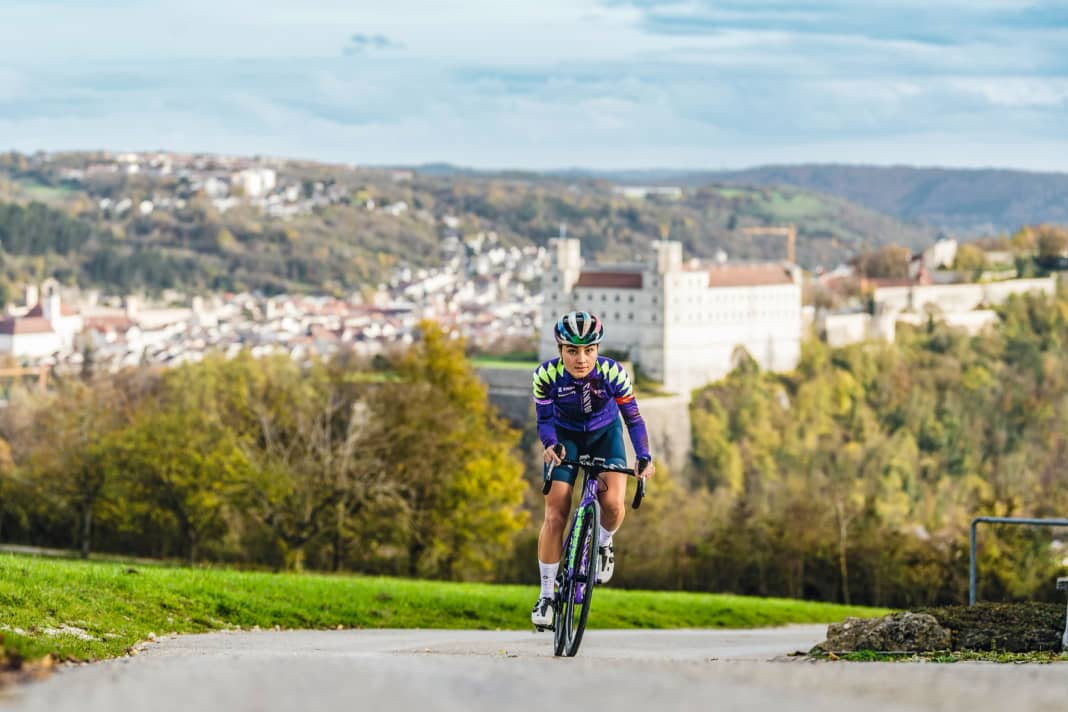 She used to dislike mountains, but now Ricarda Bauernfeind blossoms when she goes up them