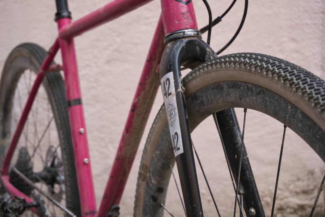 The dust crept into every crack on the bike during the Seven Serpents