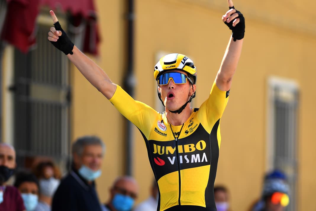 Olav Kooij's milestones: 2020 stage winner at the Settimana Internazionale Coppi e Bartali