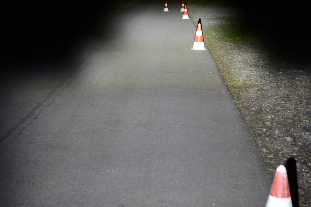 Sigmas Leuchtprofil ist ausgewogen, sein Nahbereich gut ausgeleuchtet 