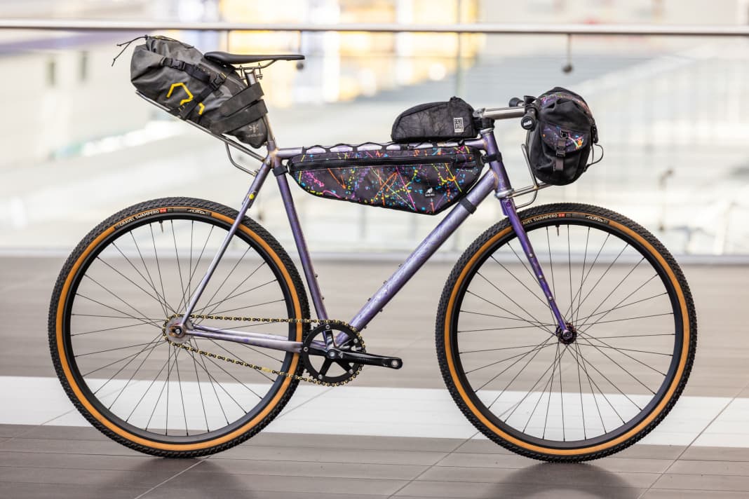 Fundstück auf der BESPOKED Messe kürzlich in Dresden: Tracklocross-Bikes, eine Spezialität von Ballern Cycle Works