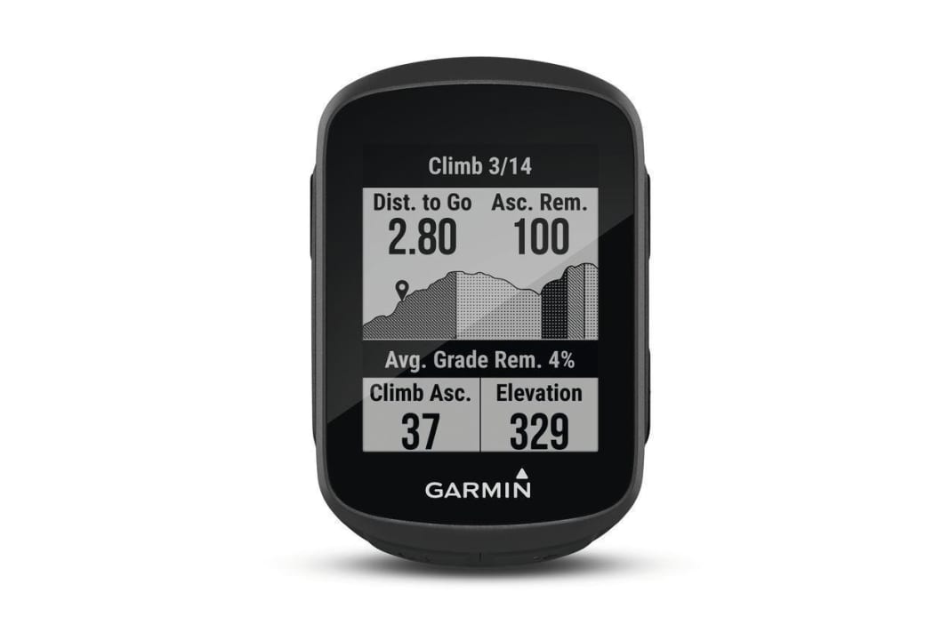 GARMIN Edge 130 ; prix 130 euros
	Bilan : le plus petit Garmin est un ordinateur GPS solide qui permet un routing simple grâce à l'importation des tracés et à l'affichage des flèches. Il offre en outre un couplage de capteurs pour la fréquence cardiaque ou le powermètre. Le pilotage de l'entraînement est possible avec la version Plus, plus chère, qui coûte 200 euros.
