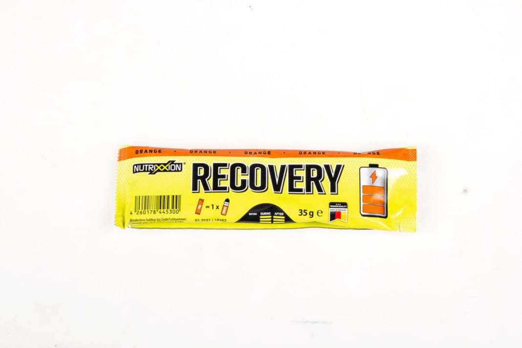 Nutrixxion Recovery Drink 35g

	Idéal après des sorties sans focalisation sur la force, lors de plusieurs unités d'entraînement par jour ou pendant de longues et intenses
	Séances