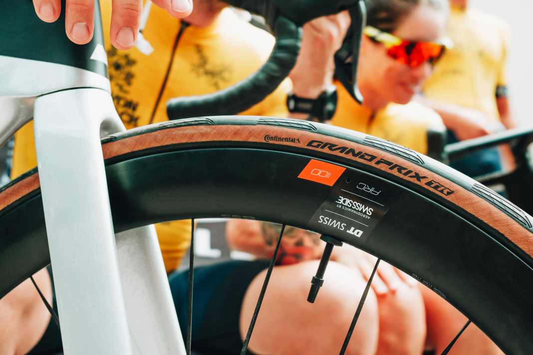 Continental GP TR with transparent sidewall