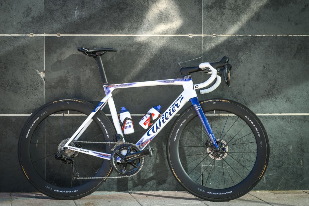 This is the Wilier Triestina Filante SLR from Groupama-FDJ