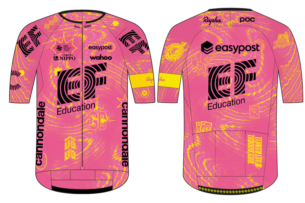 Voici le maillot d'EF Education EasyPost pour 2024