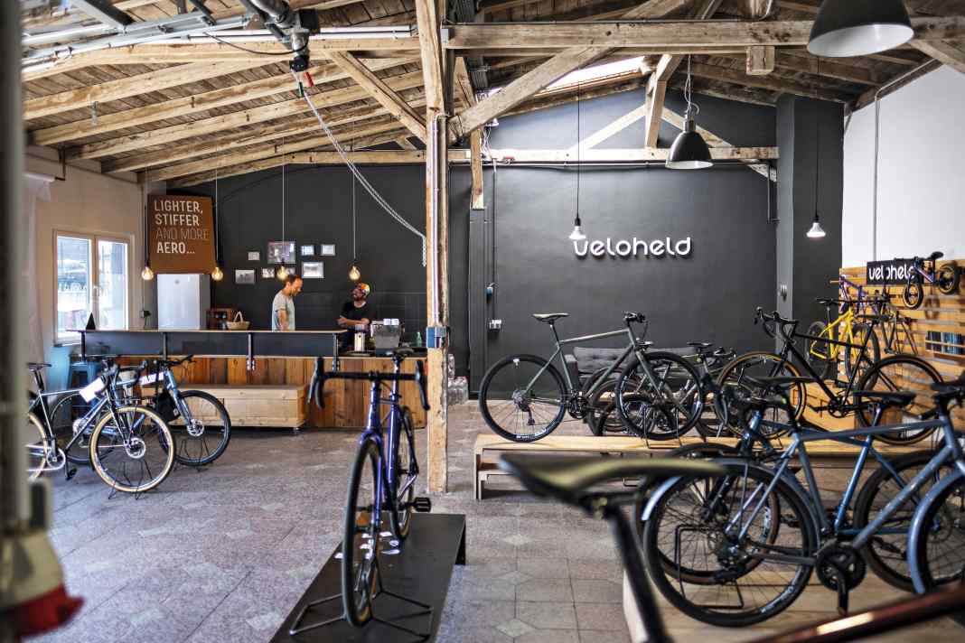 Treffpunkt: Für Events, Ausfahrten oder Beratungen ist der Veloheld-Showroom regelmäßig geöffnet
