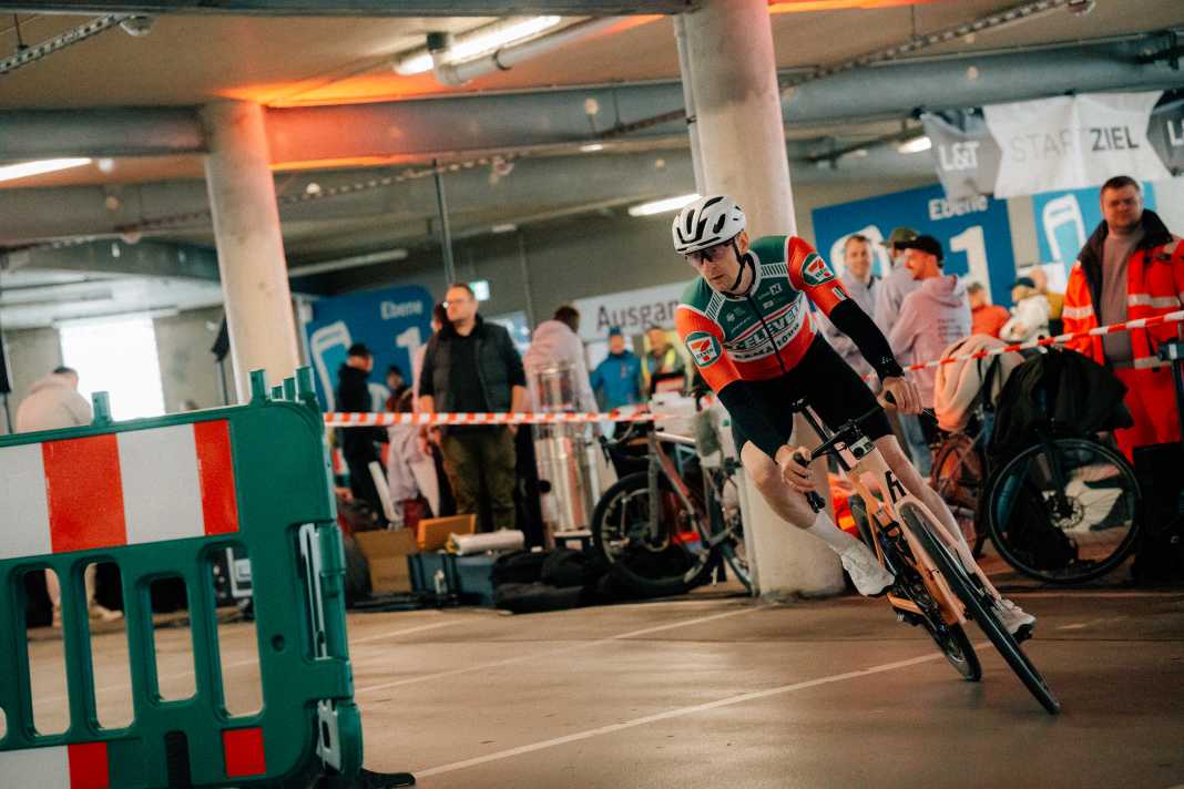 Course dans un parking à Osnabrück