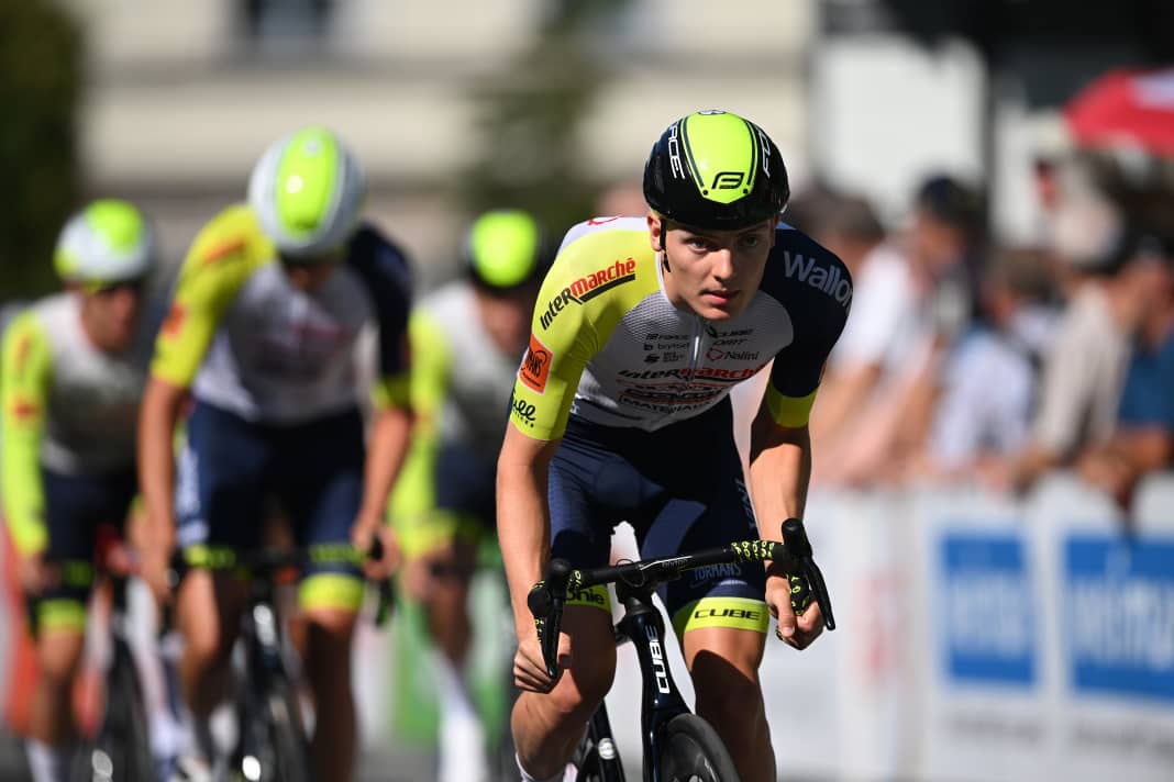Georg Zimmermann (Intermarche-Circus-Wanty) won the jersey for the best young rider at the Deutschland Tuur 2022. Based on his strong performances at the Tour de France, he could achieve more this year - perhaps even a stage win in Essen.
