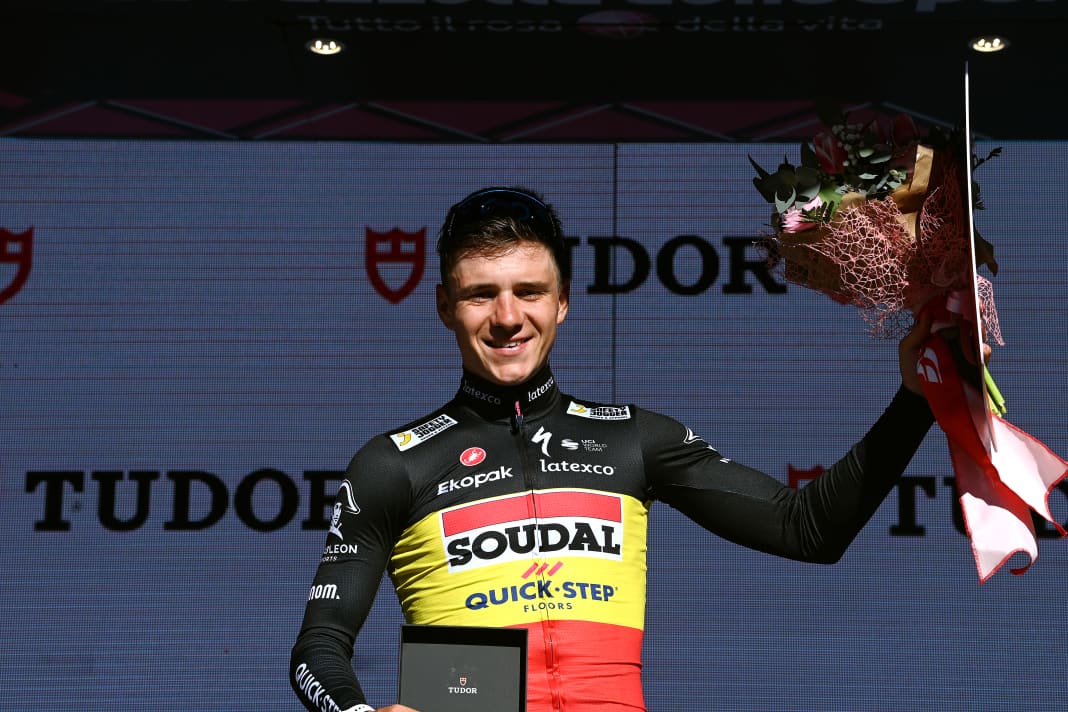 Die Etappensieger des Giro d'Italia 2023: 1. Etappe - Remco Evenepoel