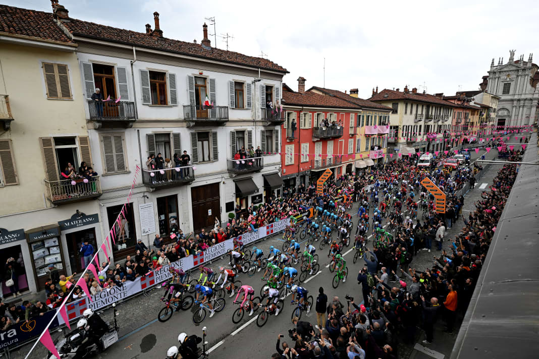 In Bra startete die 13. Etappe des Giro d'Italia.