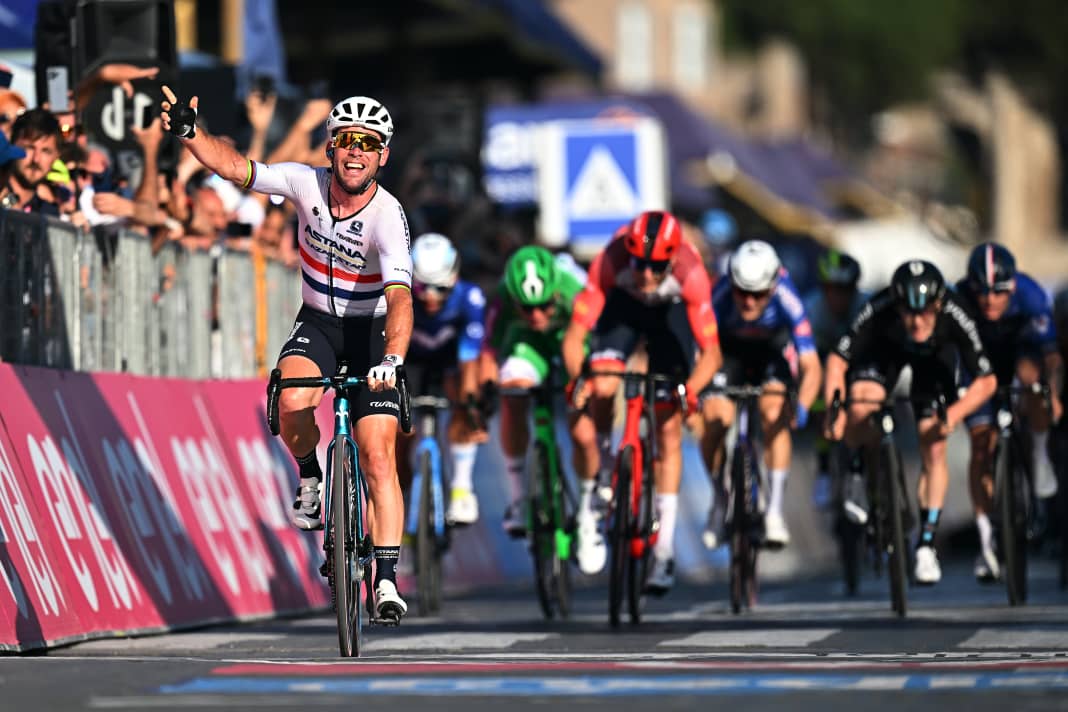 Mark Cavendish has won the 21st stage of the 2023 Giro d'Italia. He celebrated his 17th stage win in the Giro, making him the oldest stage winner in the Tour of Italy.