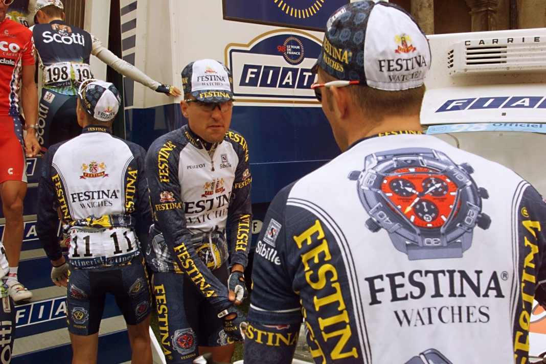 Das Team Festina wurde vor der 7. Etappe von der Tour de France 1998 ausgeschlossen.