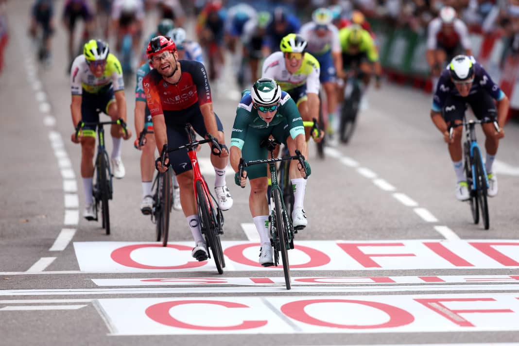 Kaden Groves won the final stage of the Vuelta - not in a classic bunch sprint, however, but after a 40-kilometre escape from a group.