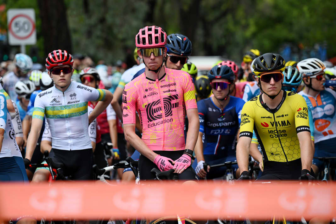 La deuxième étape a débuté à Norwood. Dès le début, on pouvait voir que Jardi Christiaan van der Lee (EF Education EasyPost) avait des ambitions...