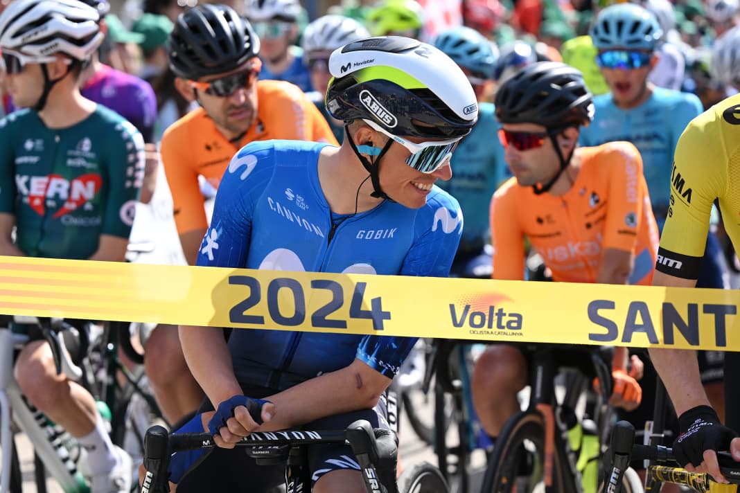 Die 1. Etappe der Katalonien-Rundfahrt 2024 begann und endete in Sant Feliu de Guixols. Mit bei der Rundfahrt dabei ist auch Lokalmatador Enric Mas