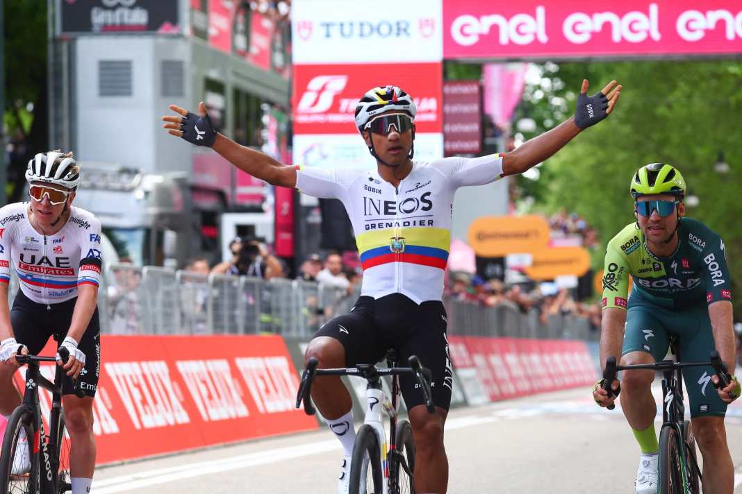 Les vainqueurs d'étape du Giro d'Italia 2024 : 1ère étape : Jhonatan Narvaez (Ineos Grenadiers)
