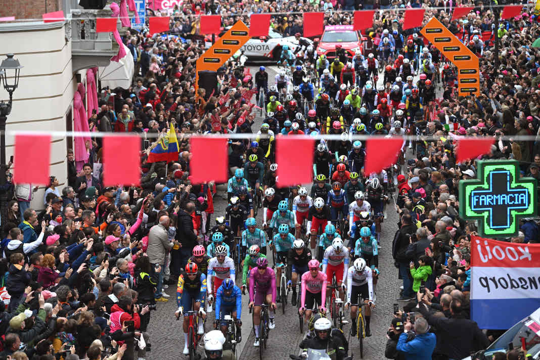 Wie am Vortag war auch bei der 4. Etappe des Giro d'Italia mit einem Massensprint zu rechnen