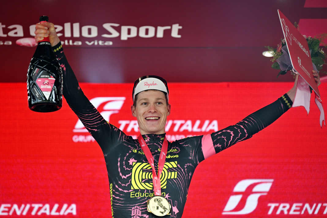 Georg Steinhauser sorgt auf der 17. Etappe des Giro d'Italia 2024 für den ersten deutschen Etappensieg