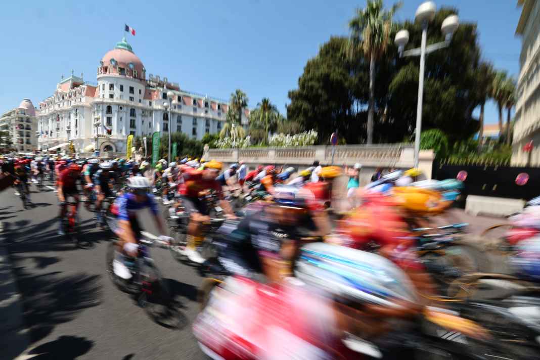 Die 20. Etappe der Tour de France 2024 startete in Nizza